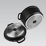 Каструля + сковорода гриль з антипригарним покриттям 3.3 л 26 см Maestro MR-4126 Казан індукційний, фото 10