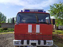 Iveco Magirus120 пожежна машина лобове скло, триплекс
