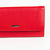 Великий жіночий гаманець Karya 1146-46 червоний з натуральної шкіри, фото 7