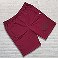 Шорти чоловічі батальні з кишенями спортивні Турецький трикотаж червоні 64, фото 2