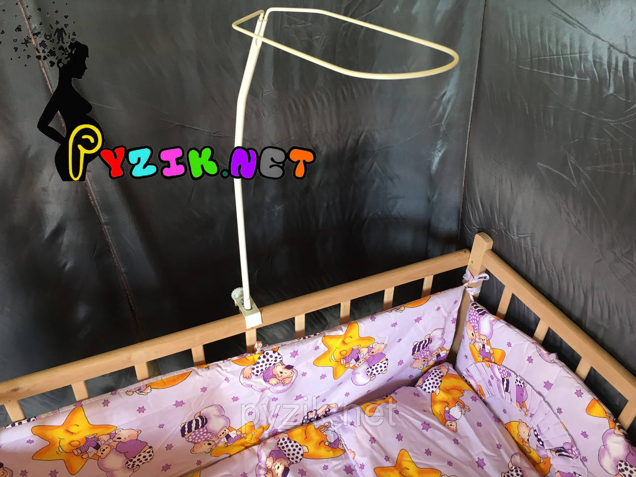 Тримач під балдахін (опора, кріплення) на дитяче ліжко
