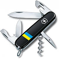 Складаний ніж Victorinox Spartan Ukraine 91 мм Прапор України Чорний (1.3603.3_T1100u) оригінал