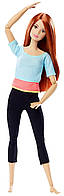Лялька Барбі Barbie Made to Move Йога Рухайся як Я Midge Руда DPP74, фото 4