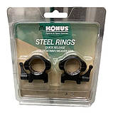 Кільця швидкознімні для прицілу KONUS STEEL-QR 24.5 мм (середні), фото 2