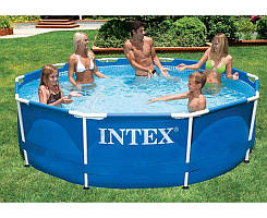 Каркасный бассейн 305 x 76 см Intex 28200  Metal Frame Pool