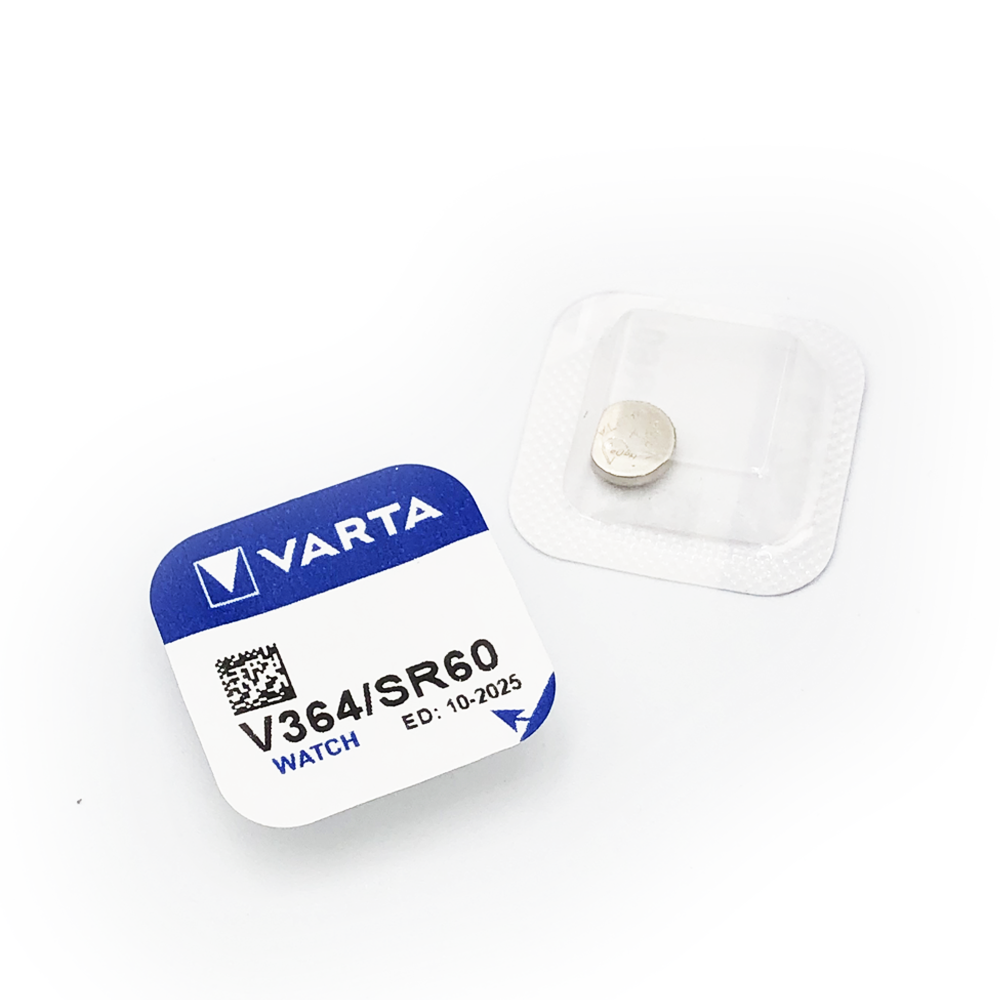 Годинникова батарейка V364 / SR 621 SW / AG1 Varta Silver Oxide (1.55v) 1шт