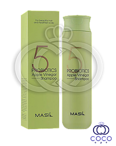 Шампунь з проробками та яблучним оцтом Masil 5 Probiotics Apple Vinegar Shampoo 300 мл