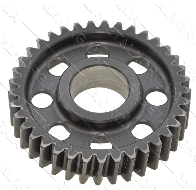 Шестерня перфоратора Makita HR4003C оригінал 227772-4 (d16*50 h10,5/37-з право), фото 1