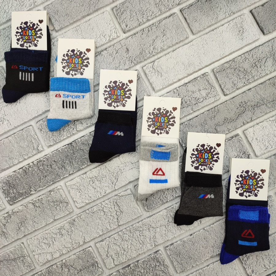 Шкарпетки дитячі високі весна/осінь р.5-6 асорті KIDS SOCKS by Dukat 30037906