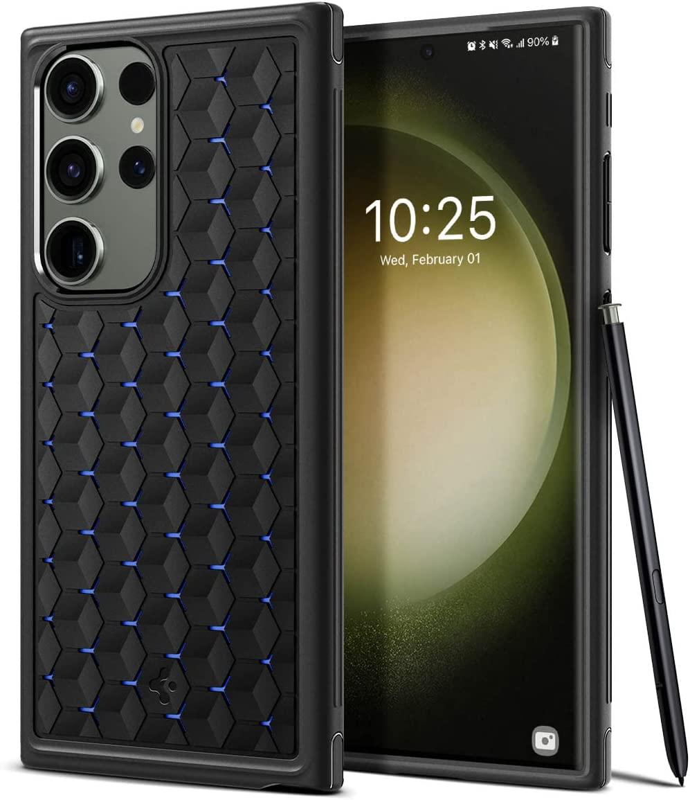Чохол Spigen Cryo Armor Matte Black для Samsung Galaxy S23 Ultra SM-S918 ACS05616