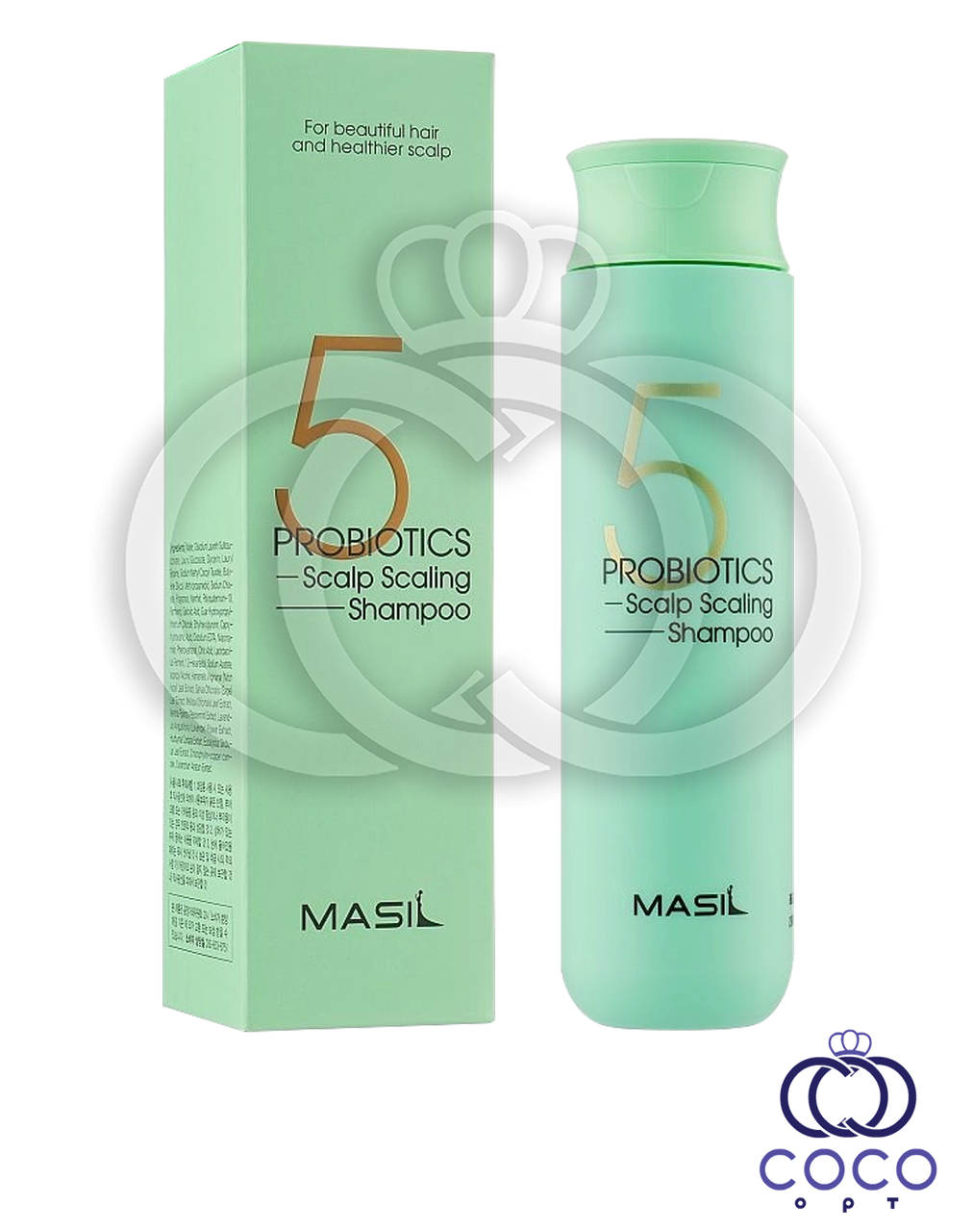 Глибокоочисний шампунь із пробіотиками Masil 5 Probiotics Scalp Scaling Shampoo 300 мл, фото 1