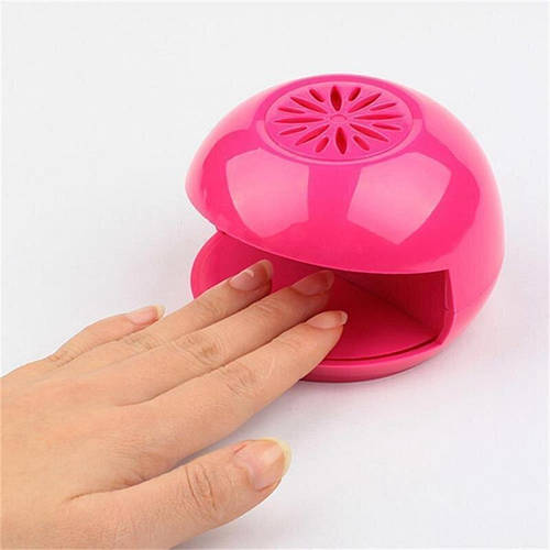 Компактная сушка гель лака для ногтей Nail Dryer VN-FV розовая (ID ...