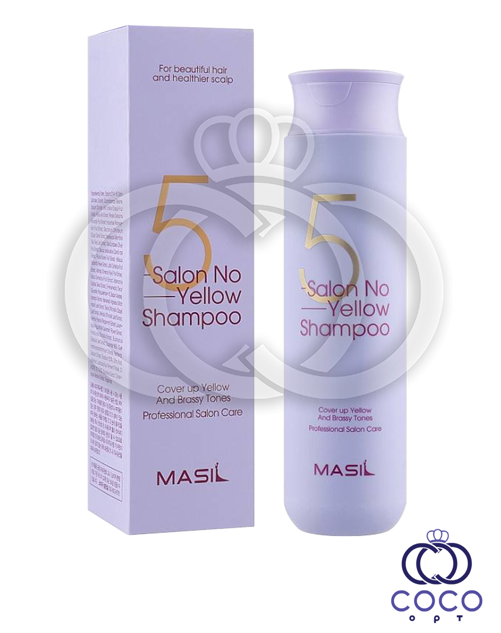 Шампунь Masil 5 Salon No Yellow Shampoo проти жовтизни для світлого волосся 300 мл
