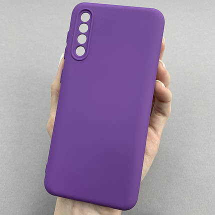 Чохол для Samsung Galaxy A50s матовий із захистом для камери чохол на телефон самсунг а50с фіолетовий CMR, фото 1
