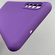 Чохол для Samsung Galaxy A50s матовий із захистом для камери чохол на телефон самсунг а50с фіолетовий CMR, фото 5