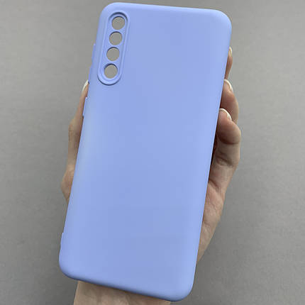 Чохол для Samsung Galaxy A50s матовий із захистом для камери чохол на телефон самсунг а50с бузковий CMR, фото 1