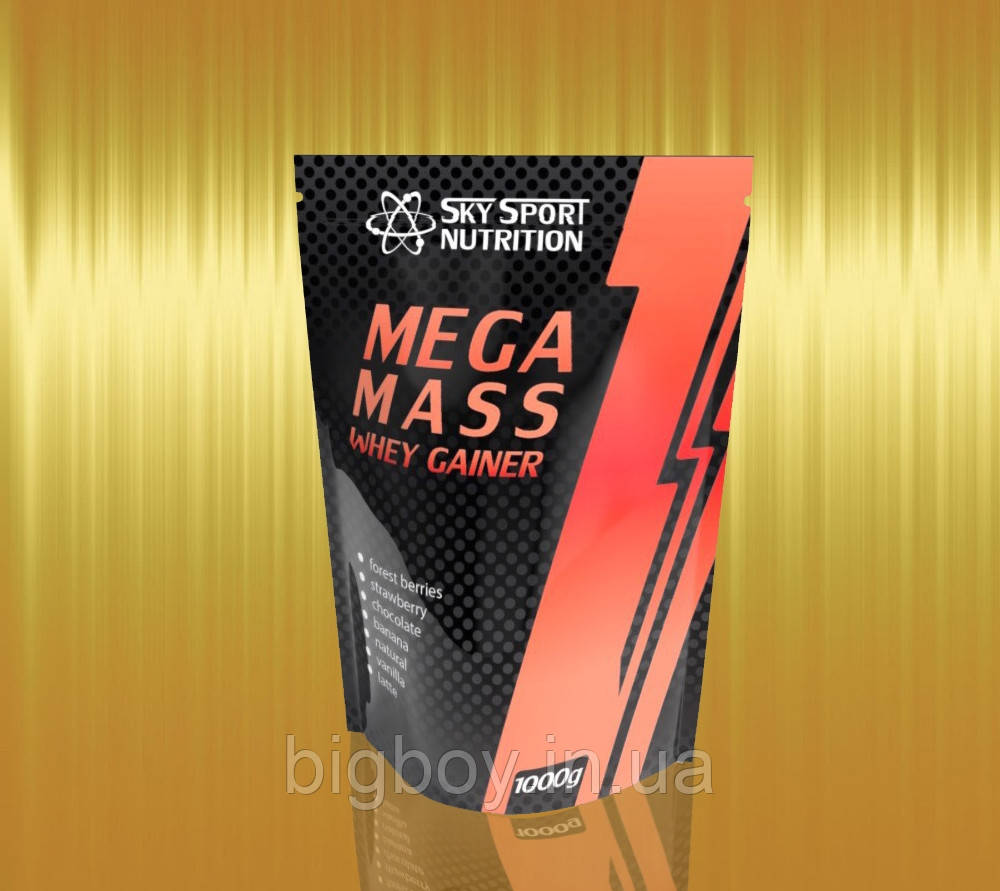 Гейнер SKY SPORT NUTRITION	MEGA MASS whey gainer 1000 g