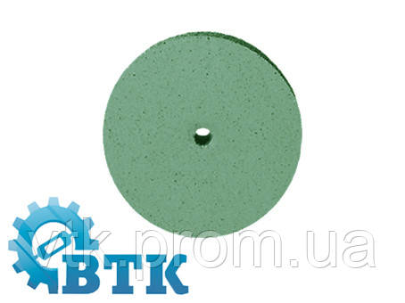 Резинка полировальная силиконовая 22х3 мм (зеленая) - фото 1 - id-p88234053