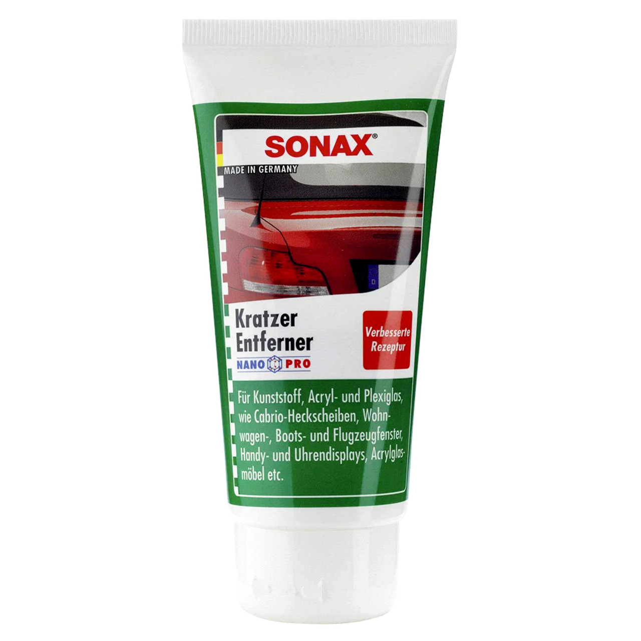 Поліроль для фар, акрилу, пластику 75 мл SONAX Scratch Remover NanoPro (305000)