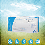 Рукавички Нітрилові Без пудри Блакитні, ТМ Medicom, пл. 4.2 г, фото 3