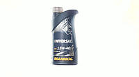 Масло 4х.-тактный, 1л sae 15w-40, минеральное, universal api sg/cd mannol