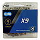 Цепь KMC X9 Silver/Gray 122 ланки 1/2" X 11/128" box (C-X939), фото 2