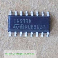 Микросхема L6599D ( L6599AD , L6599ATD ) , so-16