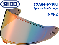 Визор Shoei CWR-F2PN для шлемов NXR2 зеркальный, Spectra Fire Orange