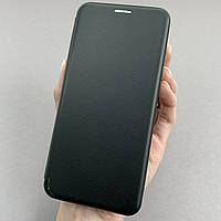 Чохол-книга для Xiaomi Redmi Note 8t книжка з підставкою на телефон сяомі редмі нот 8т чорна stn