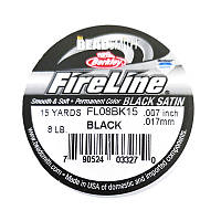 Нитка-волосінь FIRELINE 8 LB/0,17 мм, чорна, 13,72 м