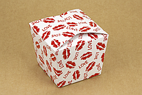 Подарочная коробка Wonderpack Поцелуй картон с печатью М0060о6