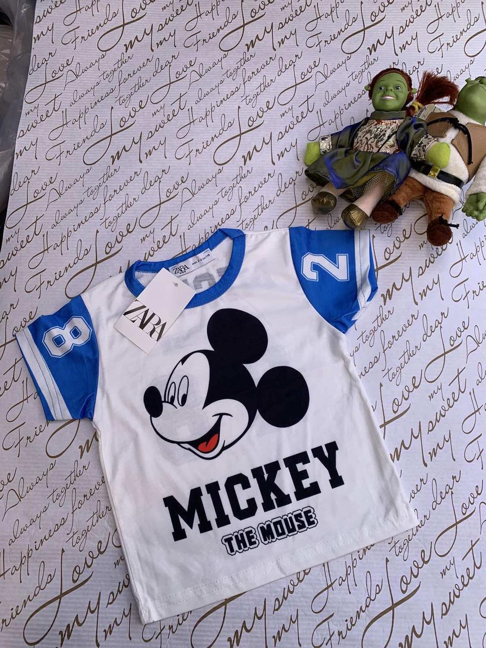 Футболка Mickey на хлопчикар. 3-8