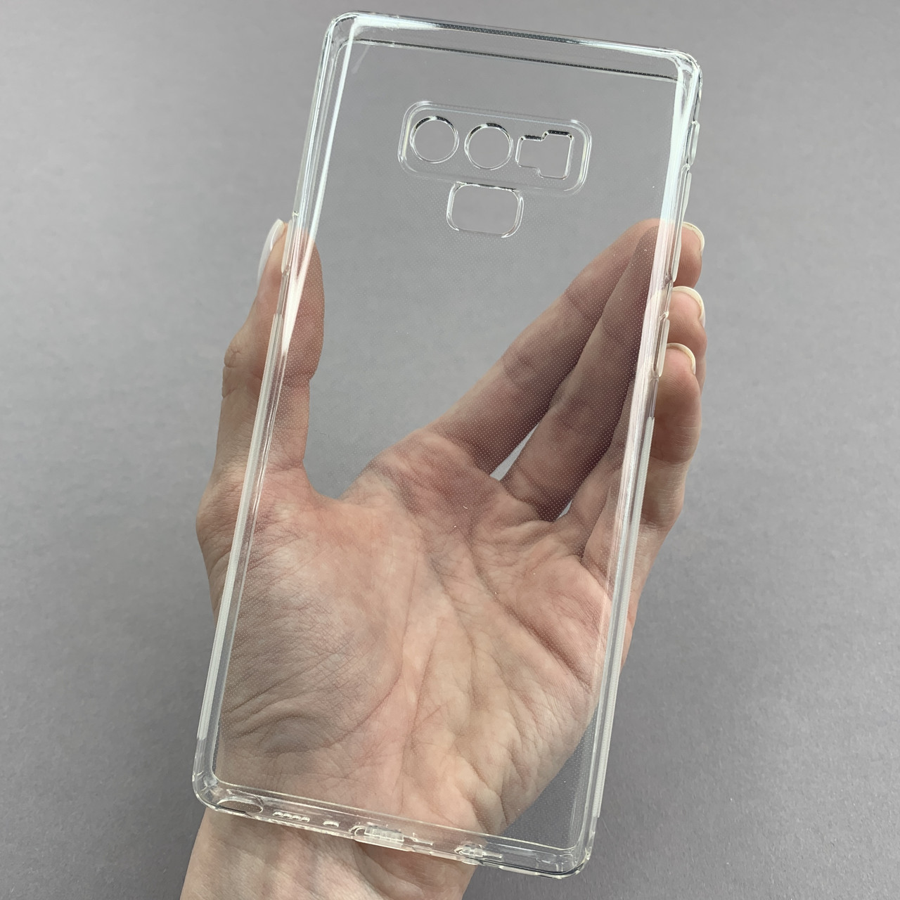 Чохол для Samsung Galaxy Note 9 силіконовий чохол із заглушками на самсунг нот 9 прозорий thn