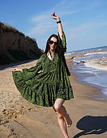 Жіноча літня сукня зеленого кольору (розмір 42 44 46)