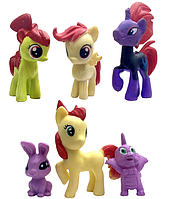 Набор мини фигурок 6в1 Мой маленький пони 3-5 см - My Little Pony