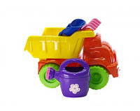 Песочный набор №2 Doloni Toys 013565/3 машина лопатка грабли лейка игрушка детская для игры с песком