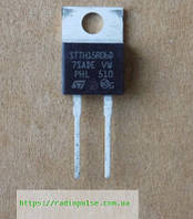 Диод STTH15R06D (600V,15A,22ns) , TO220-2pin ( 15ETH06 , HFA15TB60R , MM15F060K , U1560 , MUR1560 , RHRP1560 )