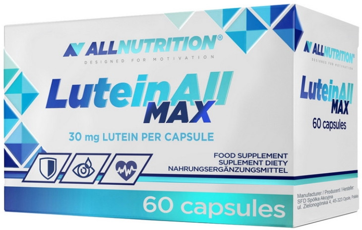 Вітаміни для очей та зору LuteinAll Max 30 mg 60 капсул