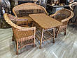 Набір плетених меблів з лози, фото 7