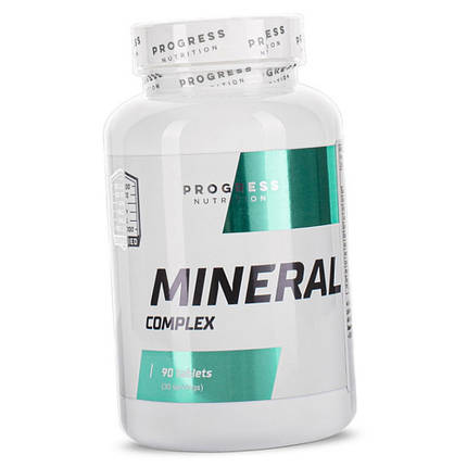 Комплекс мінералів Progress Nutrition Mineral Complex 90 таб, фото 3