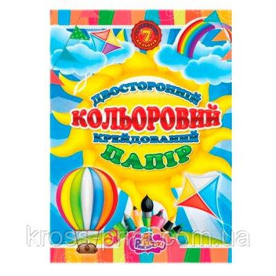 Папір кольоровий А4 14 л крейдований УП-178 двосторонній