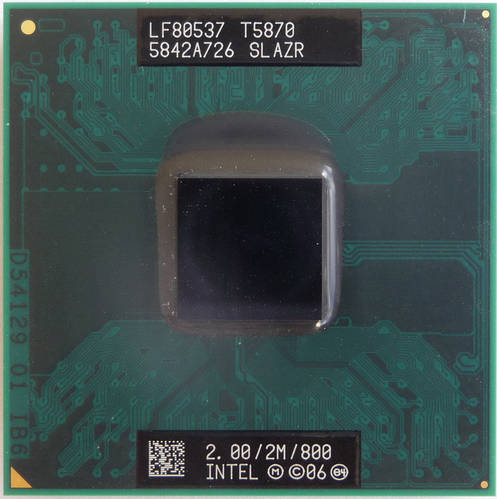Купить Процессор для ноутбука P Intel Core 2 Duo T5870 2x2,0Ghz 2Mb ...