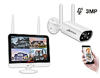 Комплект видеонаблюдения на 1 камеру Anran Wi-Fi 3MP c 13" LCD монитором ARCCTV