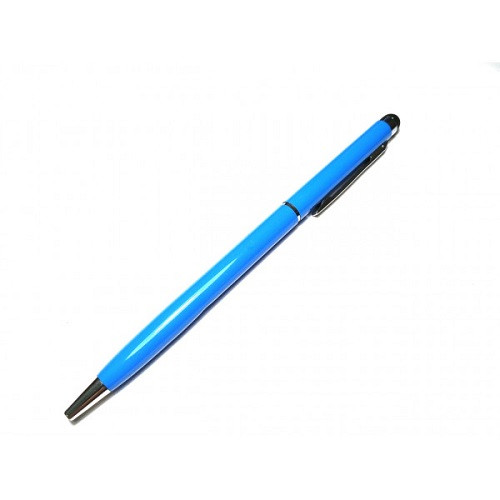 Стилус з автоматичною ручкою Value S0792 для ємнісних екранів мобільних пристроїв blue