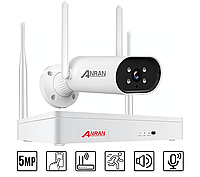 Комплект видеонаблюдения на 1 камеру Anran Wi-Fi 5MP ARCCTV