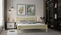 Ліжко дерев'яне двоспальне "ДАЛАС" 140х200 айворі