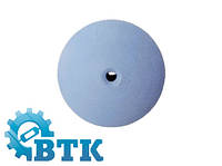 Резинка полировальная силиконовая линза 22х1 мм (голубая)