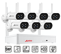 Система видеонаблюдения Wi-Fi на 7 камер Anran 5MP ARCCTV