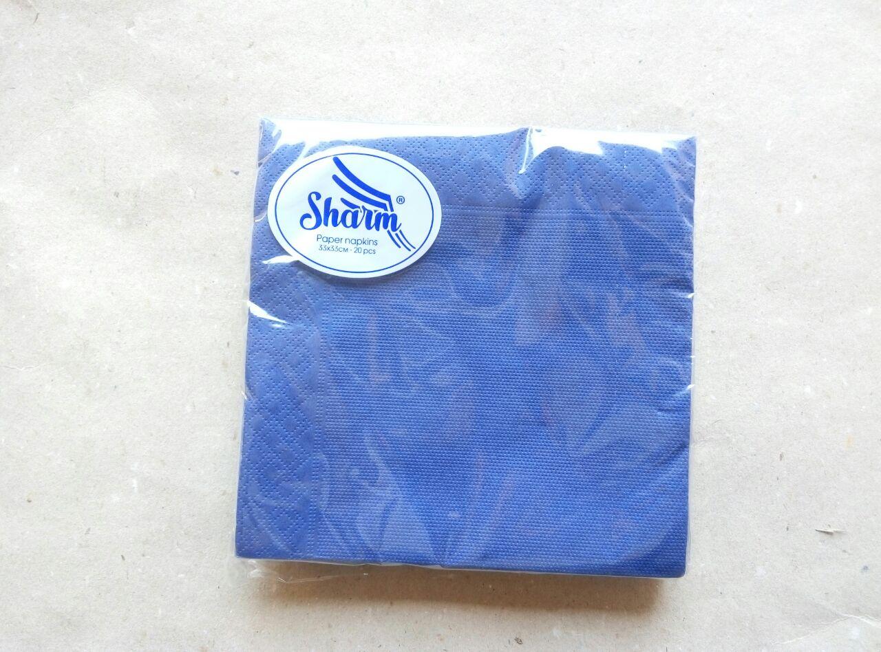 Серветка паперова 330*330, 2-х шарова, бузкова, 20 шт.