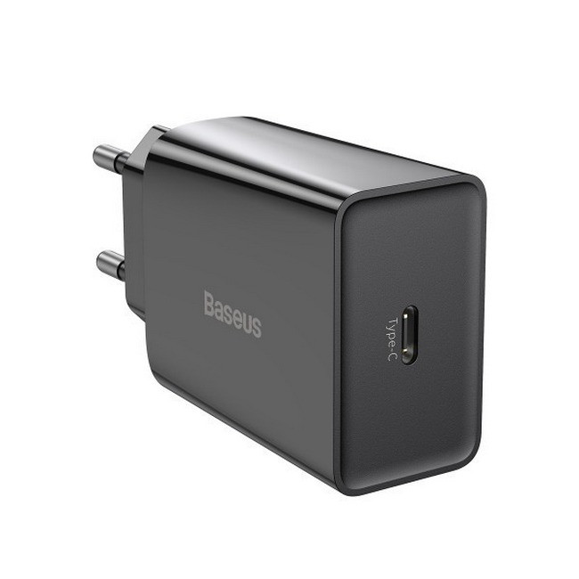 Зарядний пристрій Type C BASEUS CCFS-SN01 Speed Mini USB Type-C Black, фото 1